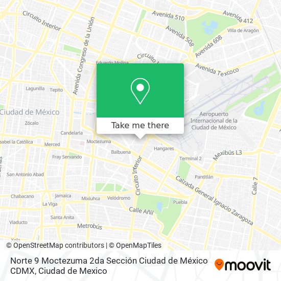 Norte 9  Moctezuma 2da Sección  Ciudad de México  CDMX map