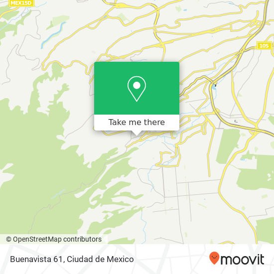 Buenavista  61 map