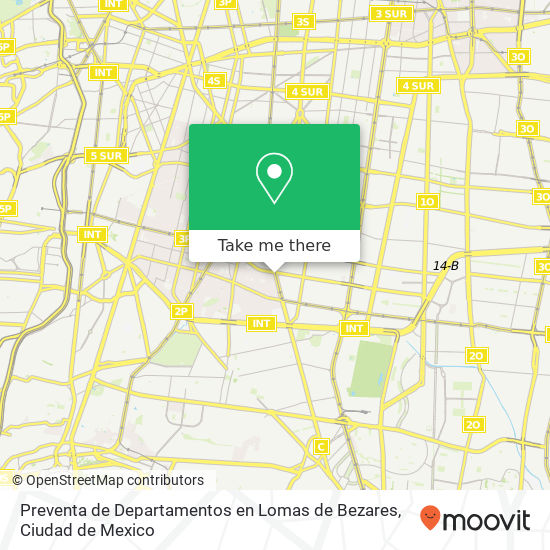 Preventa de Departamentos en Lomas de Bezares map