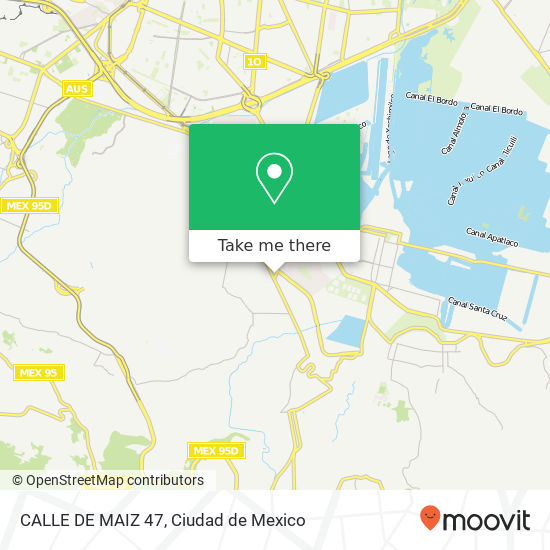 Mapa de CALLE DE MAIZ    47