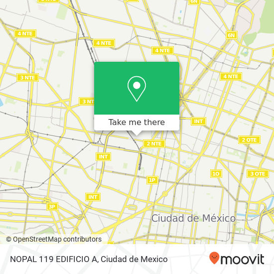 Mapa de NOPAL 119 EDIFICIO A