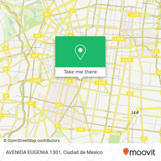 Mapa de AVENIDA EUGENIA 1301