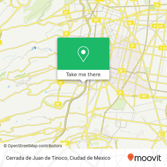 Cerrada de Juan de Tinoco map