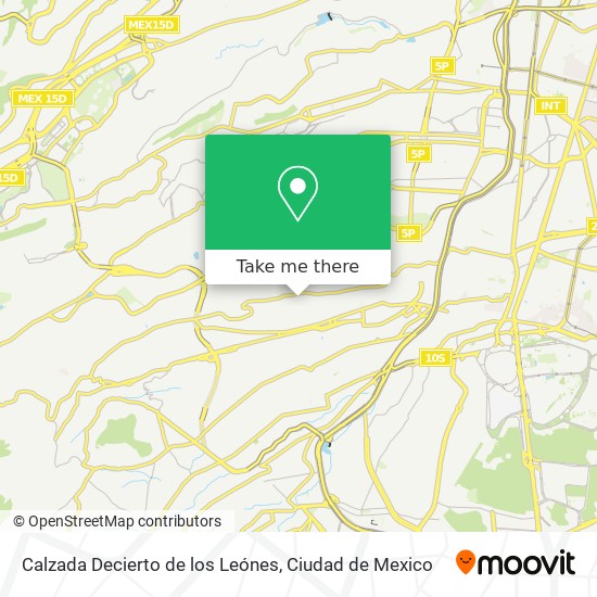 Calzada Decierto de los Leónes map