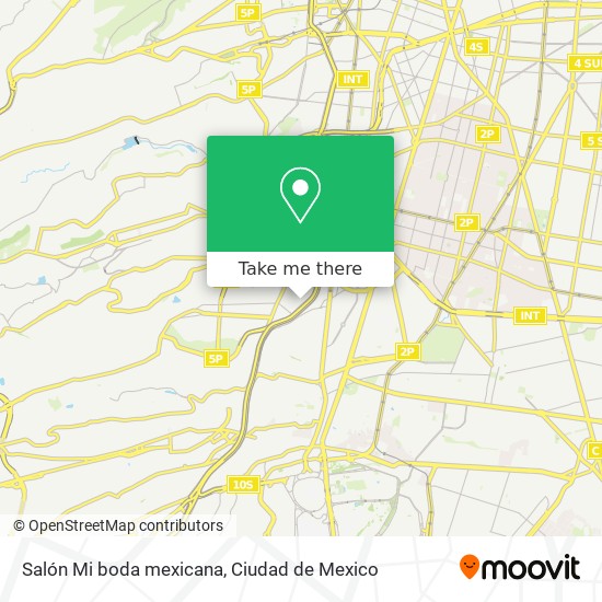Salón Mi boda mexicana map