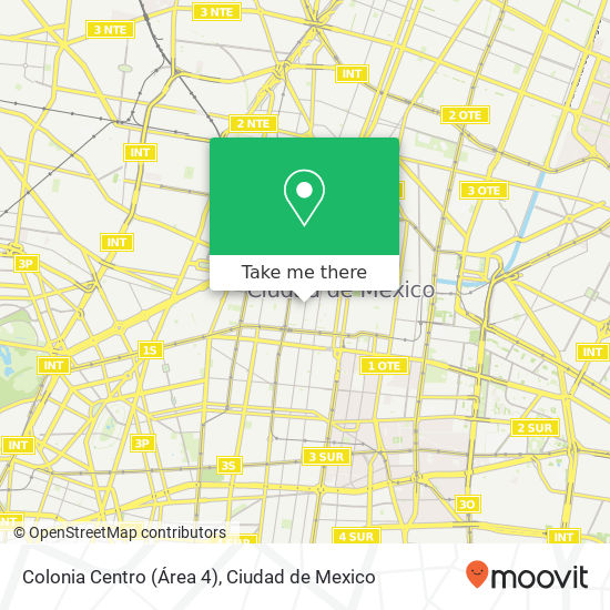 Colonia Centro (Área 4) map