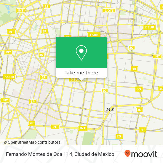 Fernando Montes de Oca  114 map