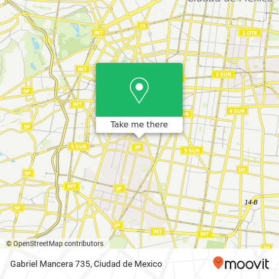 Gabriel Mancera 735 map