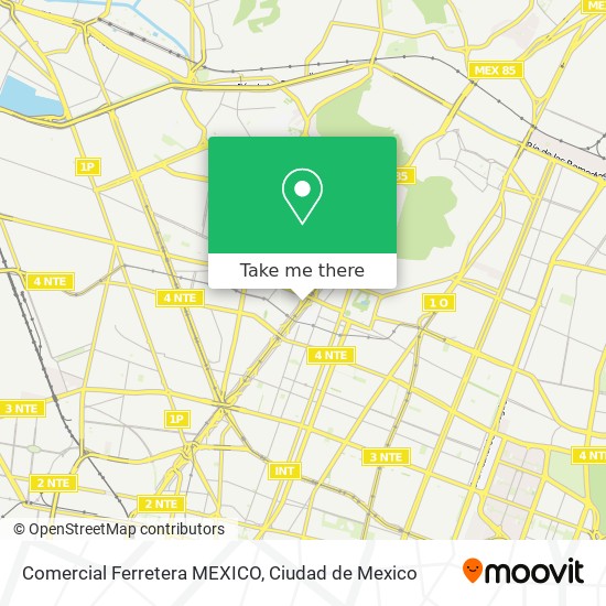 Comercial Ferretera MEXICO map