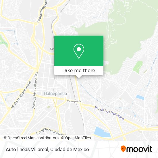 Mapa de Auto lineas Villareal