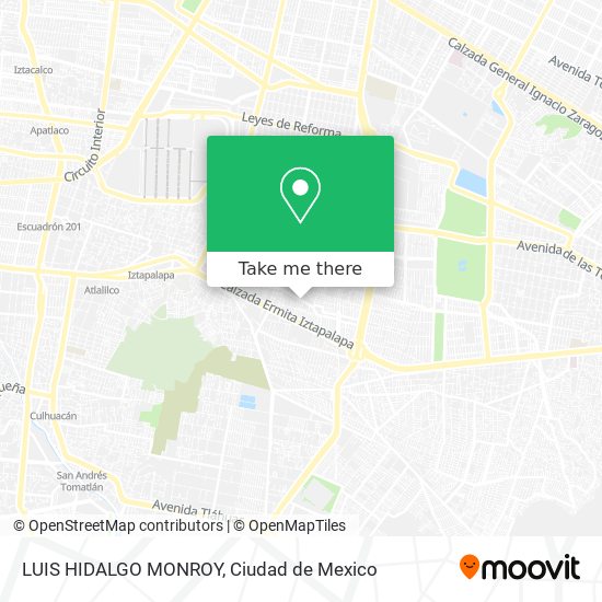 LUIS HIDALGO MONROY map