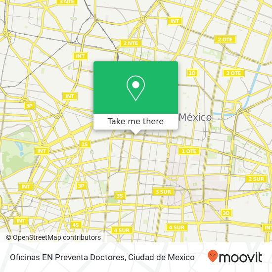 Mapa de Oficinas EN Preventa  Doctores