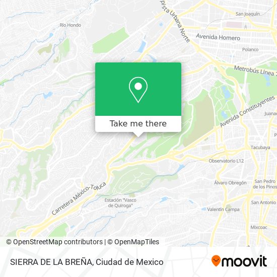 SIERRA DE LA BREÑA map