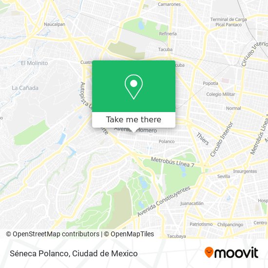 Séneca   Polanco map