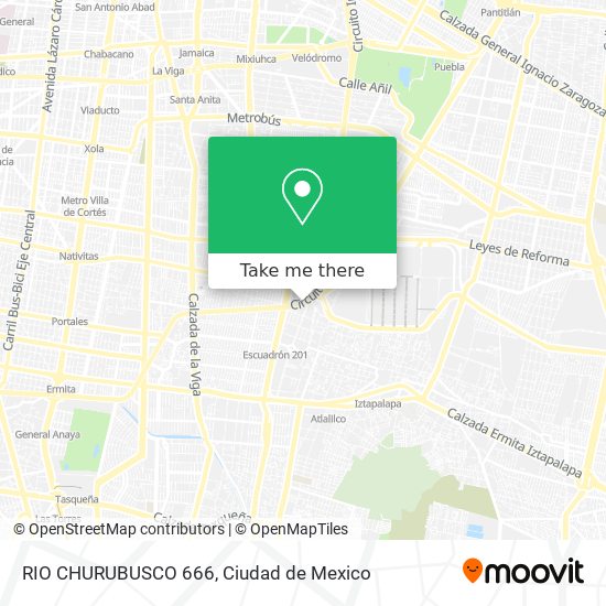RIO CHURUBUSCO 666 map