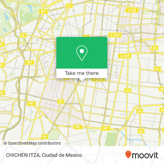 CHICHEN ITZA map