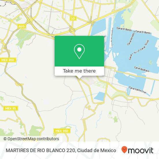 MARTIRES DE RIO BLANCO 220 map