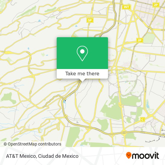 AT&T Mexico map