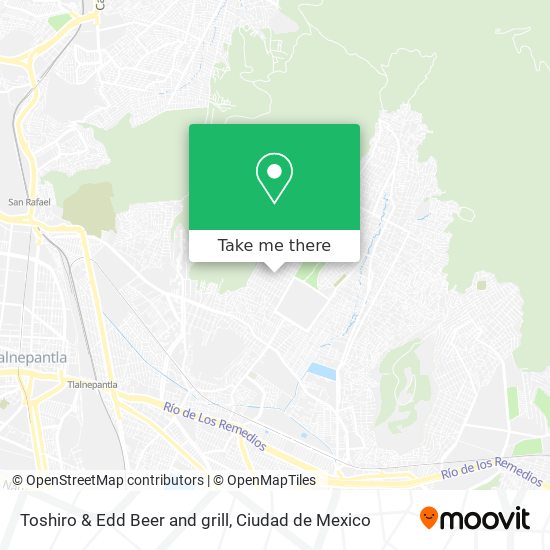 Mapa de Toshiro & Edd Beer and grill