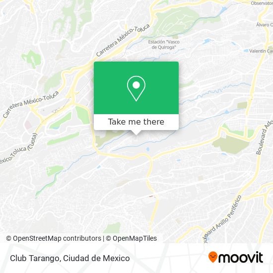 Club Tarango map