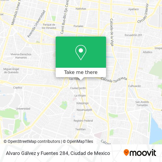 Alvaro Gálvez y Fuentes 284 map
