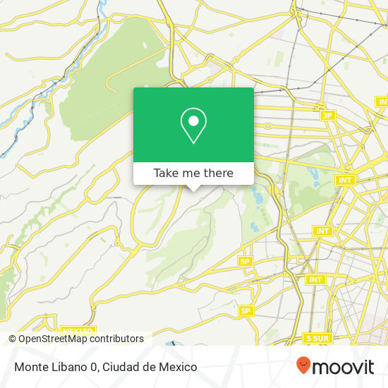 Monte Libano 0 map