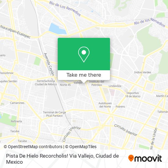 Pista De Hielo Recorcholis! Via Vallejo map