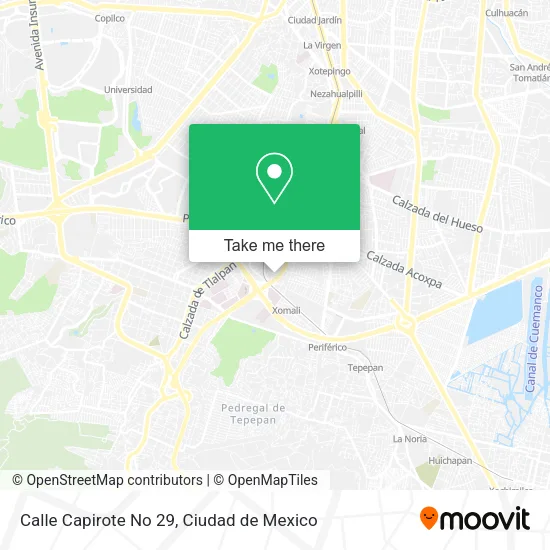 Calle Capirote No   29 map
