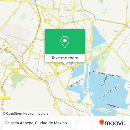 Calzada Acoxpa map