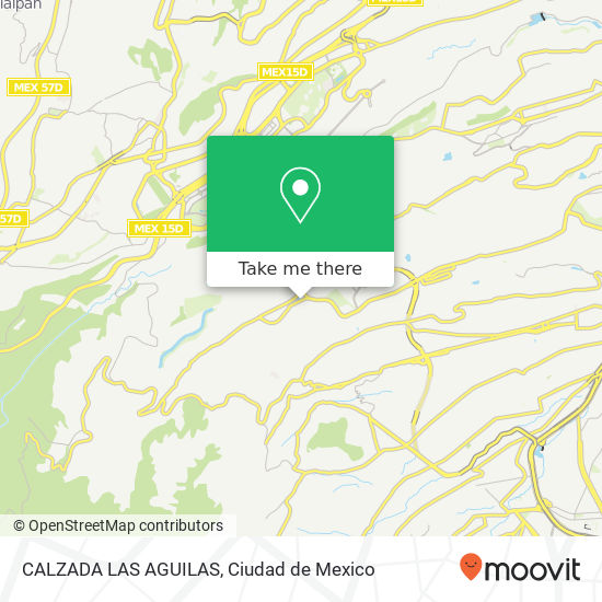 CALZADA LAS AGUILAS map