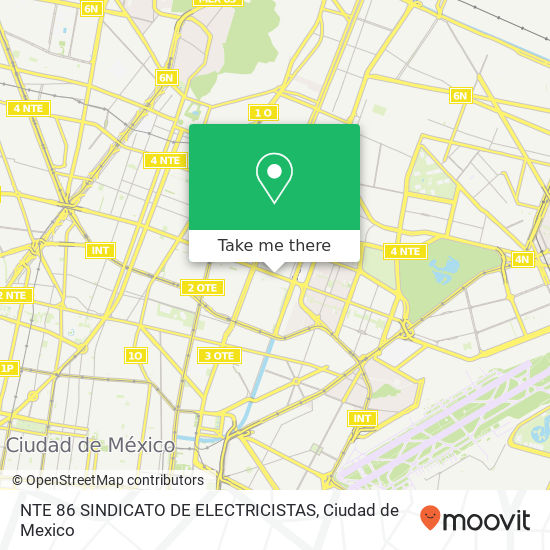 NTE 86  SINDICATO DE ELECTRICISTAS map