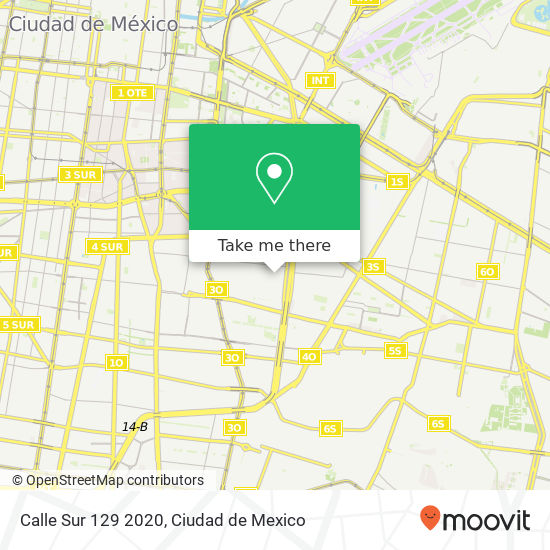 Calle Sur 129  2020 map