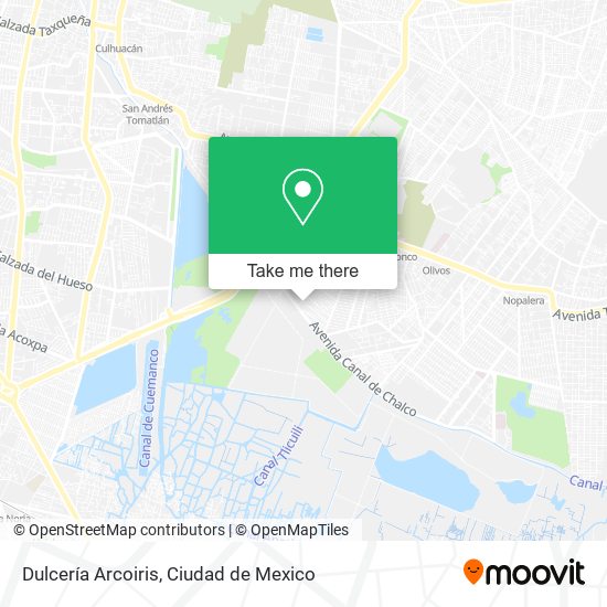 Mapa de Dulcería Arcoiris