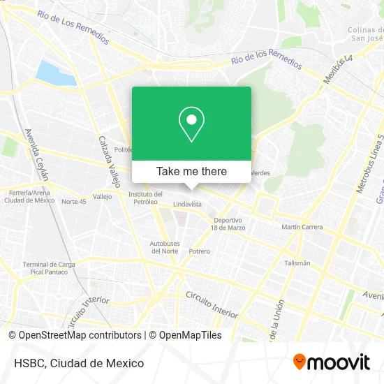 HSBC map
