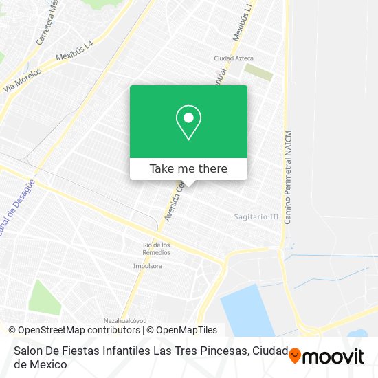 Salon De Fiestas Infantiles Las Tres Pincesas map