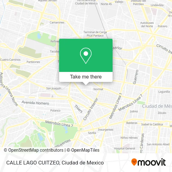 Mapa de CALLE LAGO CUITZEO