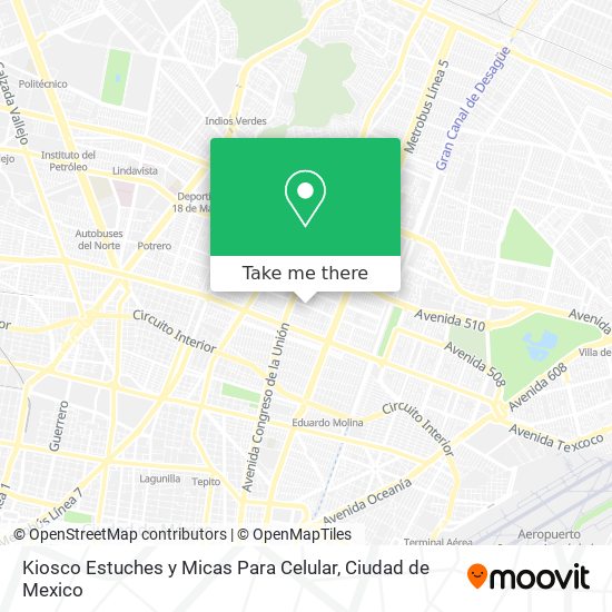 Kiosco Estuches y Micas Para Celular map