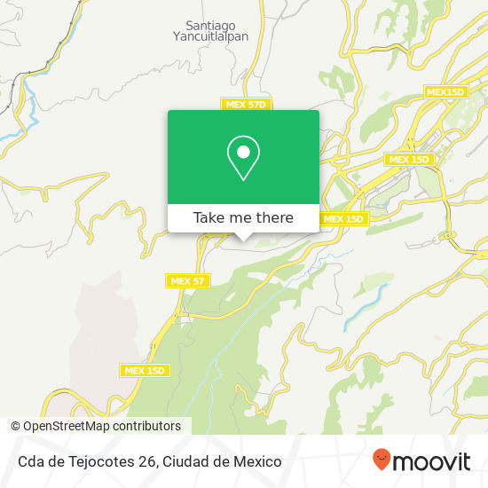 Cda  de Tejocotes 26 map