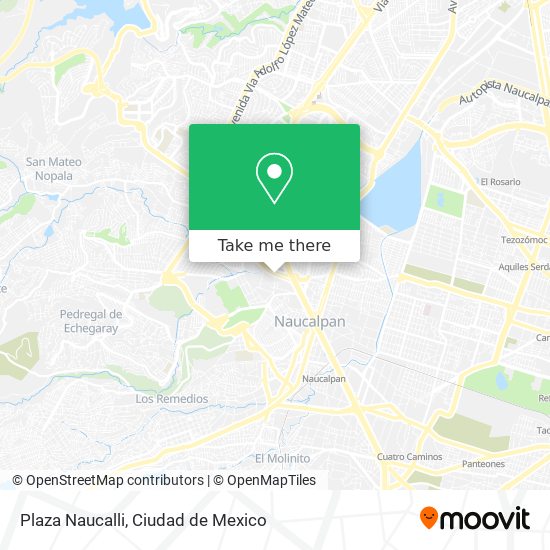 Mapa de Plaza Naucalli