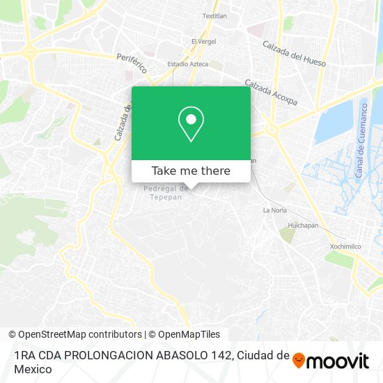 1RA CDA PROLONGACION ABASOLO 142 map