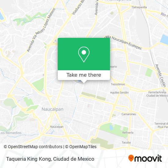 Taqueria King Kong map