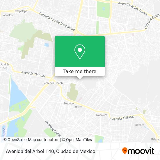 Avenida del Arbol 140 map