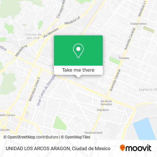 Mapa de UNIDAD LOS ARCOS ARAGON