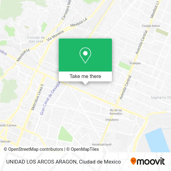 Mapa de UNIDAD LOS ARCOS ARAGON