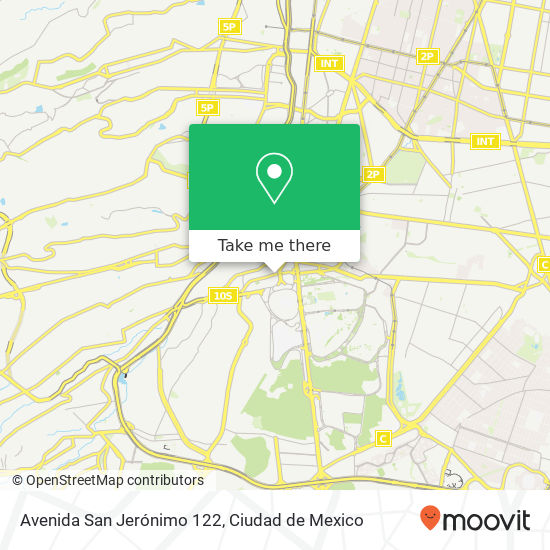 Avenida San Jerónimo 122 map