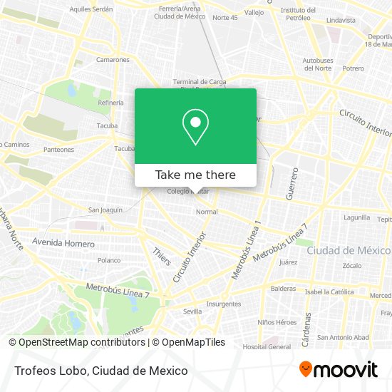 Trofeos Lobo map