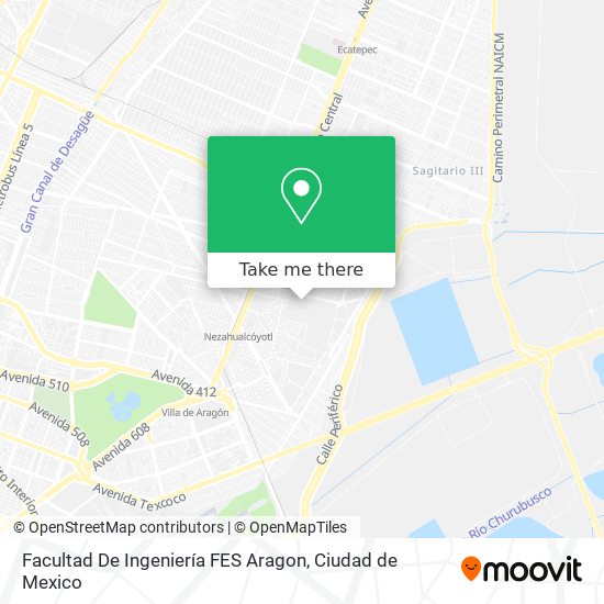 Facultad De Ingeniería FES Aragon map