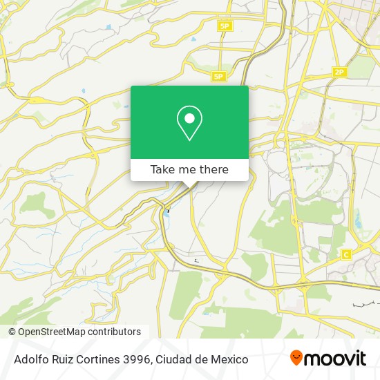 Adolfo Ruiz Cortines  3996 map