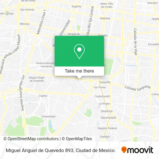 Miguel Anguel de Quevedo   893 map