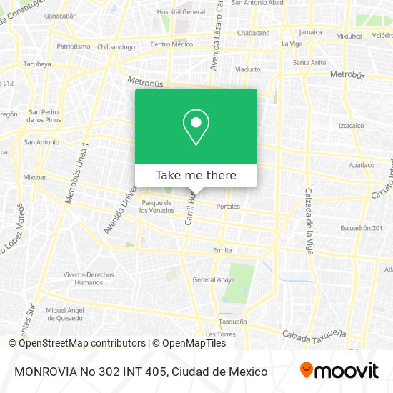 MONROVIA No 302 INT 405 map